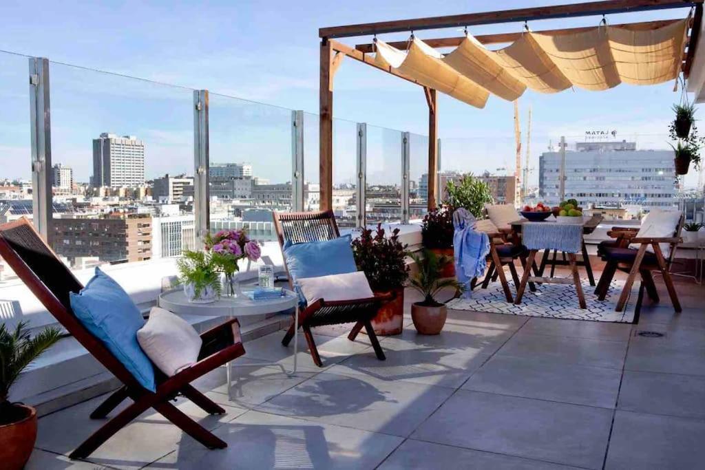 Wishome - Atico Con Espectacular Terraza En Bernabeu Madrid Dış mekan fotoğraf